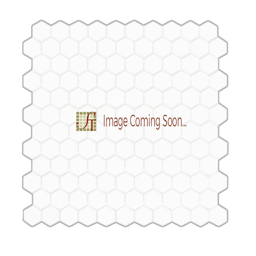 Haisa Blue Marble Mosaic - 1" Hexagon Honed