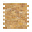 Golden Sienna Travertine Mosaic - 1" x 1" Split Face (Hi-Low)