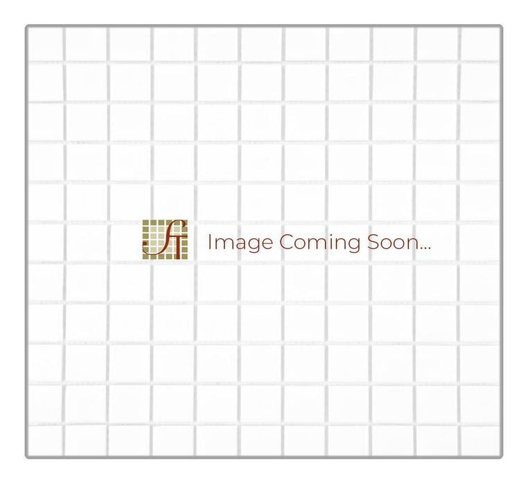 Crema Marfil Marble Mosaic - 1" x 1" with Emperador Light & Emperador Dark Polished