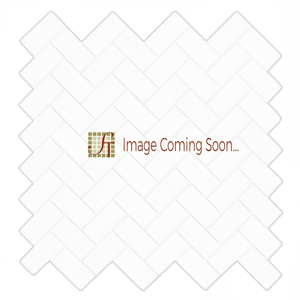White Wood Dark Marble Mosaic - 1" x 2" Herringbone Polished