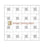Ivory Travertine Mosaic - 1" x 2" Pinwheel with Noche Dots Tumbled