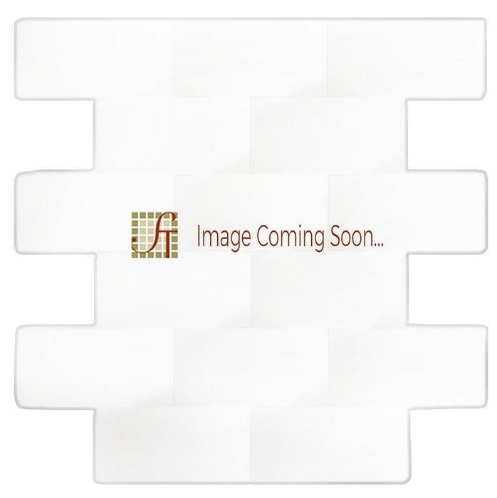 3 Color Mixed Travertine Mosaic - 2" x 4" Wavy Brick Honed