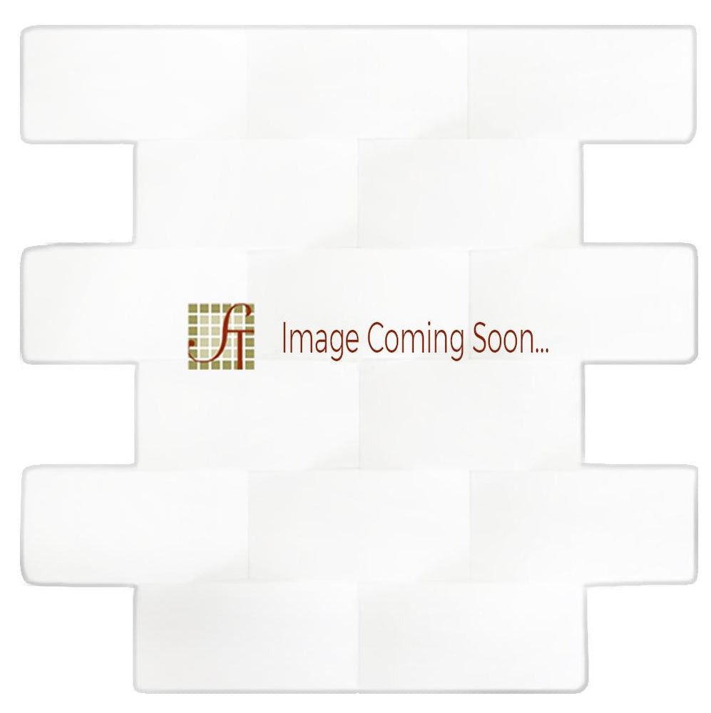 3 Color Mixed Travertine Mosaic - 2" x 4" Wavy Brick Honed