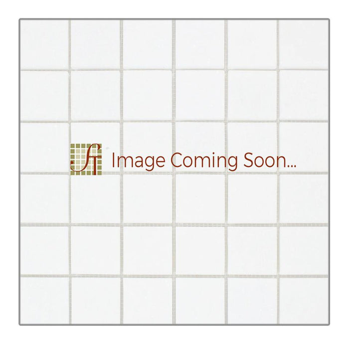 White Wood Dark Marble Mosaic - 2" x 2" Honed