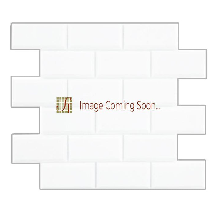 Golden Sienna Travertine Mosaic - 2" x 4" Beveled Brick Honed