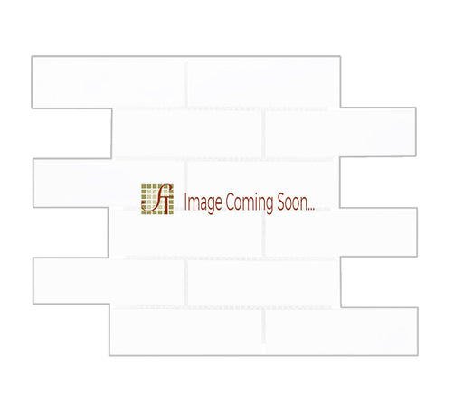 White Wood Dark Marble Mosaic - 2" x 6" Brick Polished