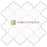 White Wood Dark Marble Mosaic - 3" Arabesque Honed