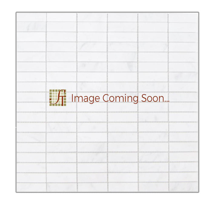 Golden Sienna Travertine Mosaic - 5/8" x 2" Stacked Tumbled