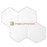 Oriental White Marble Mosaic - 5" Hexagon Polished