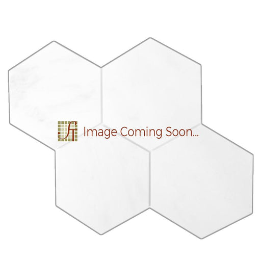 Oriental White Marble Mosaic - 5" Hexagon Polished