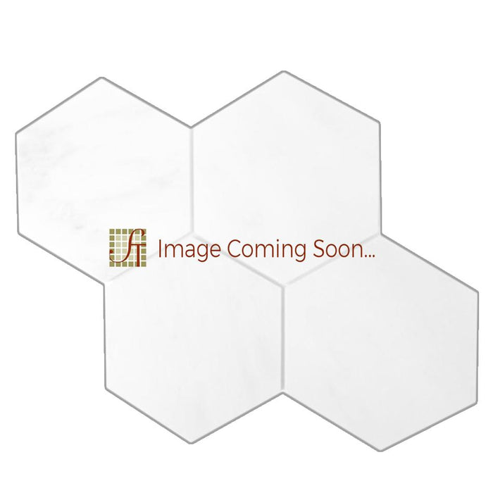 Oriental White Marble Mosaic - 5" Hexagon Polished