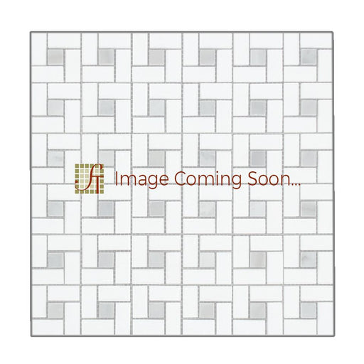 Crema Marfil Marble Mosaic - 5/8" x 1 1/4" Pinwheel Polished