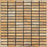 Scabos Travertine Mosaic - 5/8" x 2" Stacked Tumbled