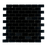 Absolute Black Granite Mosaic - 1" x 2" Brick Polished