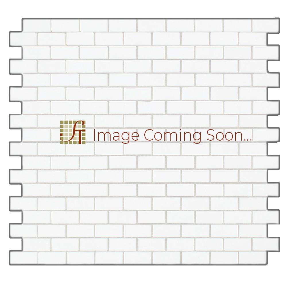 Noche Travertine Mosaic - 5/8" x 1 1/4" Baby Brick Tumbled
