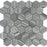 Bardiglio Veincut Marble Mosaic - 2" Hexagon Polished