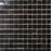 Black Galaxy Granite Mosaic - 1" x 1" Polished