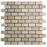 Botticino Marble Mosaic - 1" x 2" Brick Tumbled
