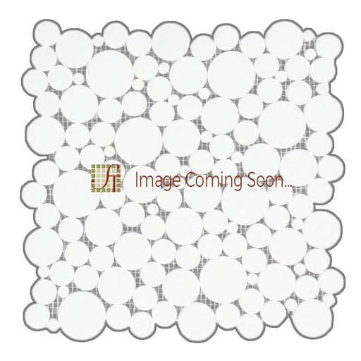 Oriental White Marble Mosaic - Bubble Polished