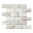 Calacatta Gold Marble Mosaic - 2" x 4" Beveled Brick Honed