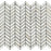 Calacatta Gold Marble Mosaic - Mini Chevron Polished