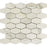 Calacatta Gold Marble Mosaic - 2" x 3" Elongated Hexagon Polished