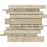 Cappuccino Marble Mosaic - Linear Polished