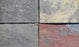 Full Tile Sample - China Multi Color Dark Slate Tile - 12" x 12" x 3/8" Natural Cleft Face, Gauged Back