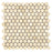 Crema Marfil Marble Mosaic - Penny Round Polished