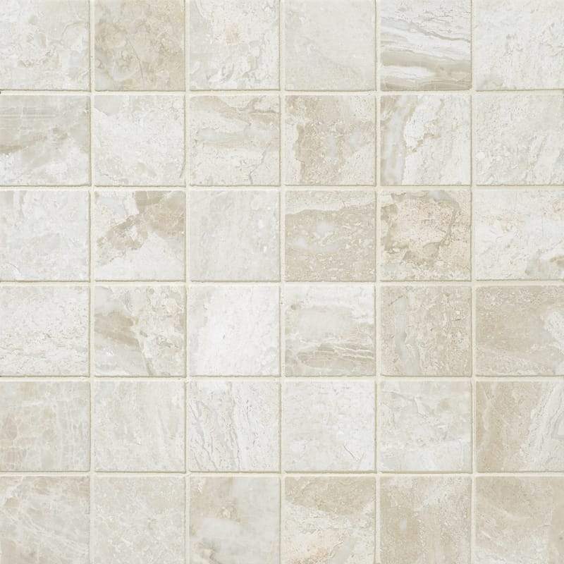 Diano Reale Marble Mosaic - 2" x 2" Polished