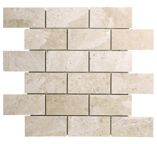 Diano Reale Marble Mosaic - 2" x 4" Brick Polished