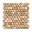 Emperador Light Marble Mosaic - 1" Hexagon Polished