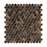 Emperador Dark Marble Mosaic - Penny Round Polished