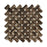 Emperador Dark Marble Mosaic - Stanza with Crema Marfil Dots Polished