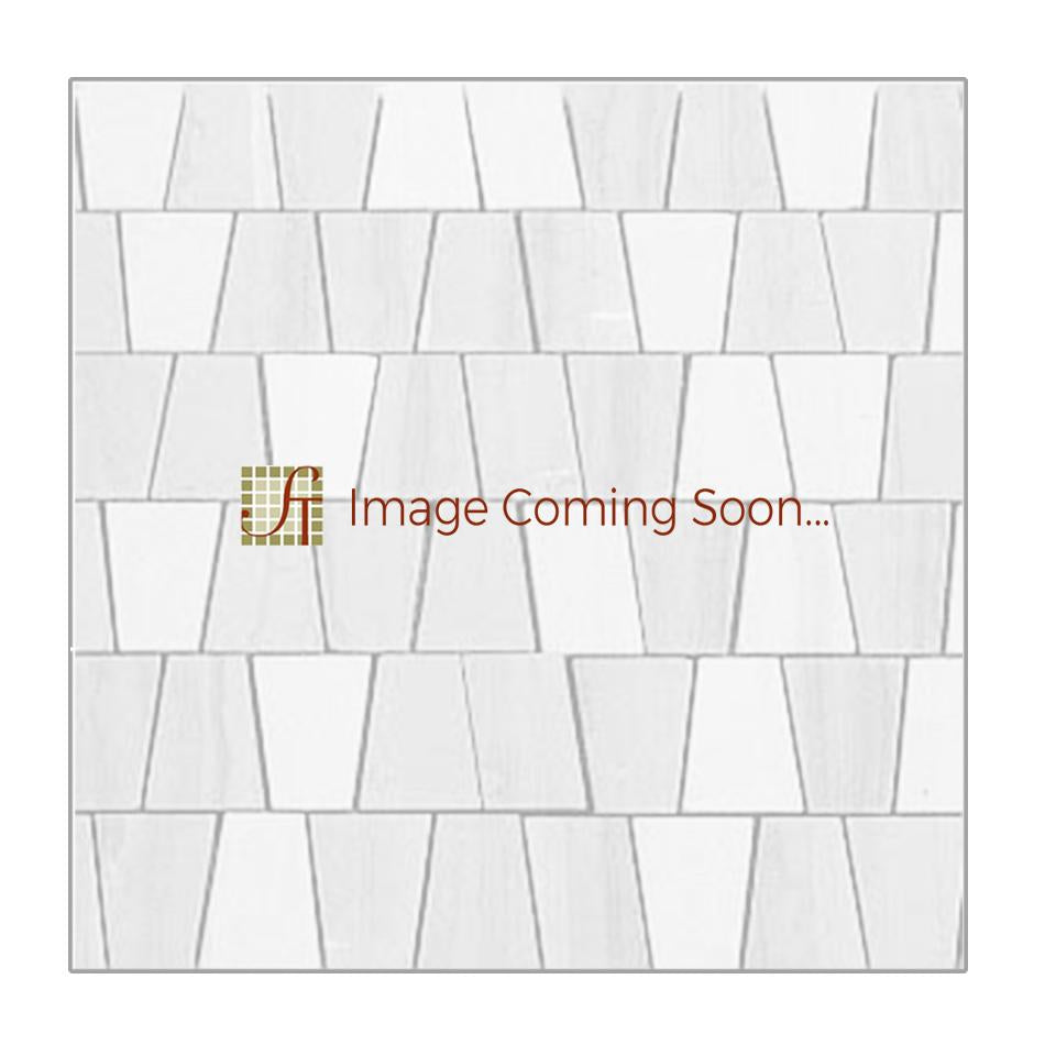 White Wood Dark Marble Mosaic - Geo Mix Honed