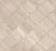 White Wood Marble Mosaic - 3" Arabesque Honed