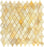 Honey Onyx Mosaic - 1" x 2" Diamond Polished