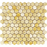 Honey Onyx Mosaic - 1" Hexagon Polished