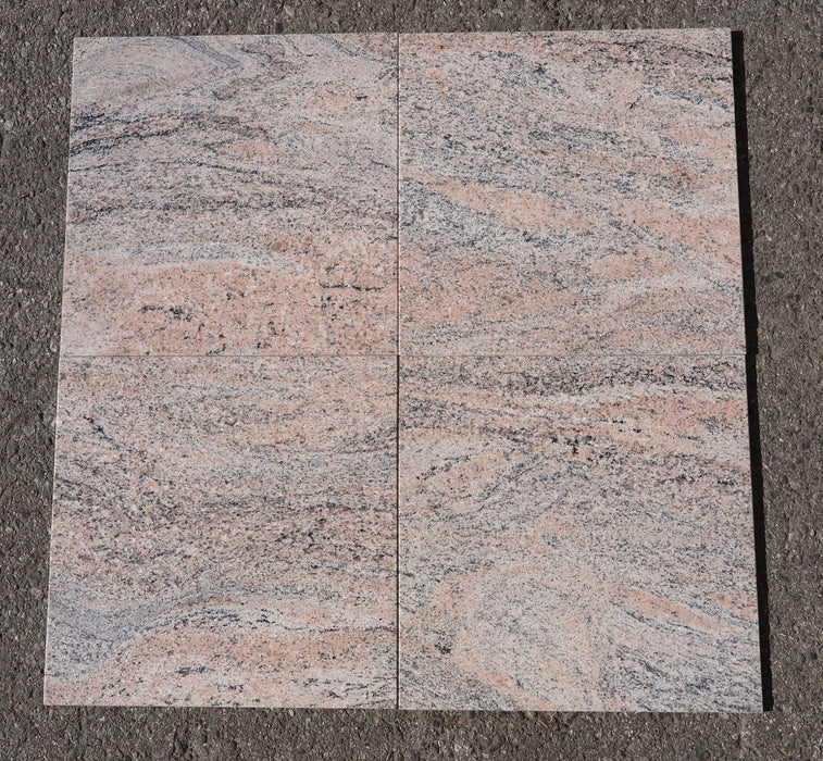 Polished Indian Juparana Granite Tile