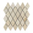 Ivory Travertine Mosaic - 2" x 4" Diamond Tumbled