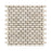 Ivory Travertine Mosaic - 5/8" x 1 1/4" Baby Brick Tumbled