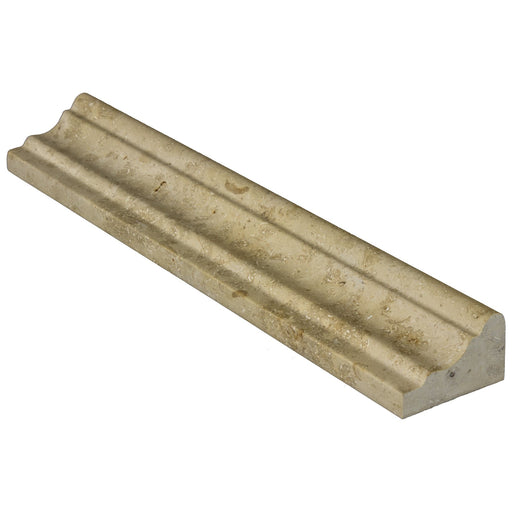 Jura Beige Limestone Liner - 2" x 12" F5 Chair Rail Honed