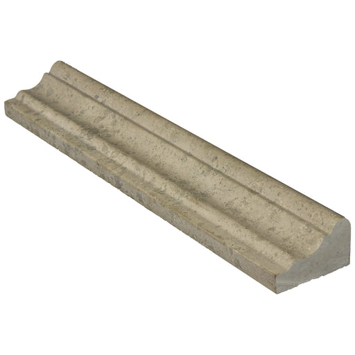 Jura Gray Limestone Liner - 2" x 12" F5 Chair Rail Honed