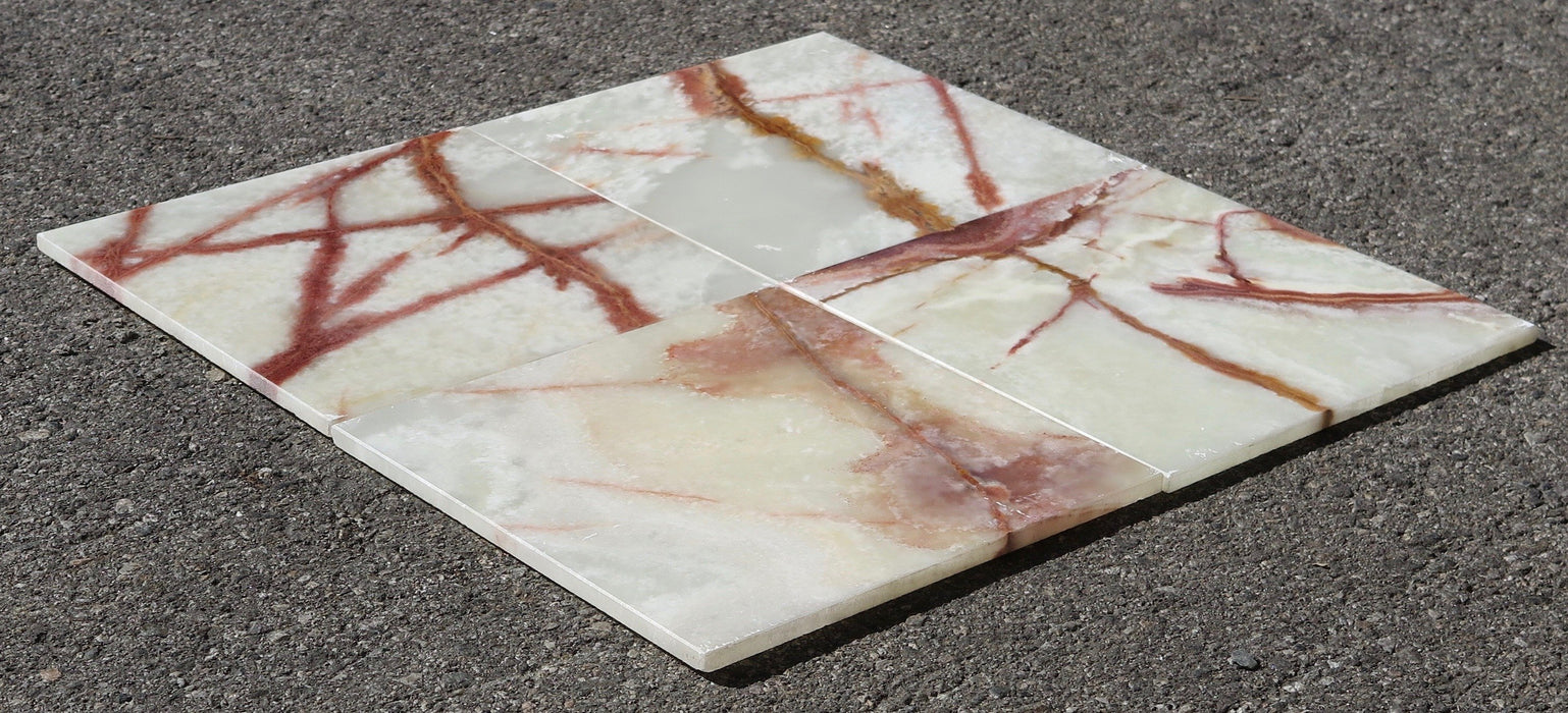 Onyx Green Light Onyx Tile