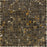 Black & Gold Marble Mosaic - 5/8" x 5/8" Polished