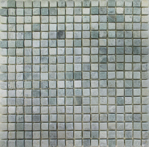 Ming Green Marble Mosaic - 5/8" x 5/8" Tumbled