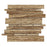 Noche Vein Cut Travertine Mosaic - Linear Polished