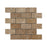 Noche Travertine Mosaic - 2" x 4" Brick Tumbled