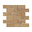 Noche Travertine Mosaic - 2" x 4" Brick Split Face