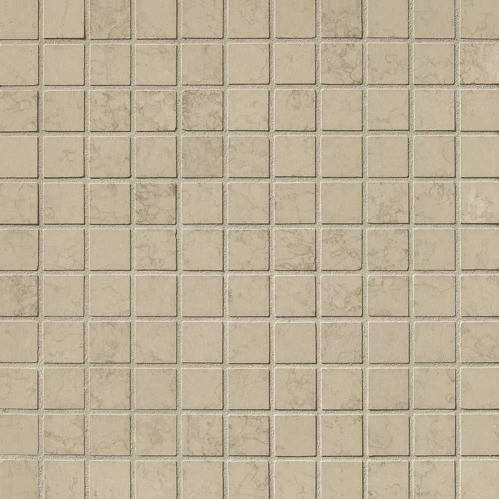 Nova Blue (Azul Lagos) Limestone Mosaic - 1" x 1" Honed